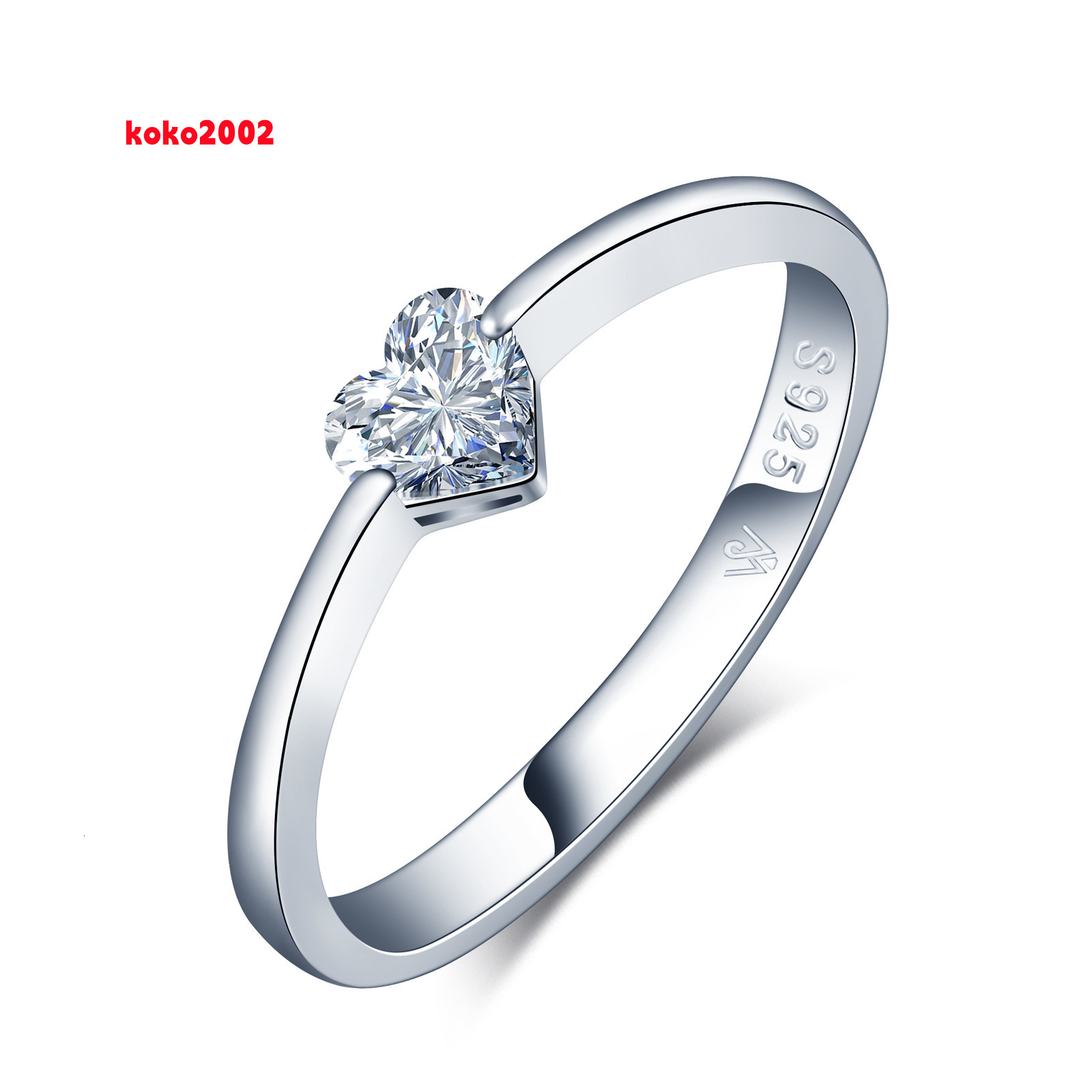 High Quality Moissanite Diamond Engagement Ring Wholesale Hot Selling Jewelry