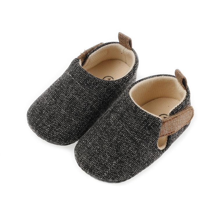 Newborn Baby Cribs Shoes Infant Soft Non-slip First Walkers Kidsnest Winter Warm Casual Shoes Sizes 0-18M K1162