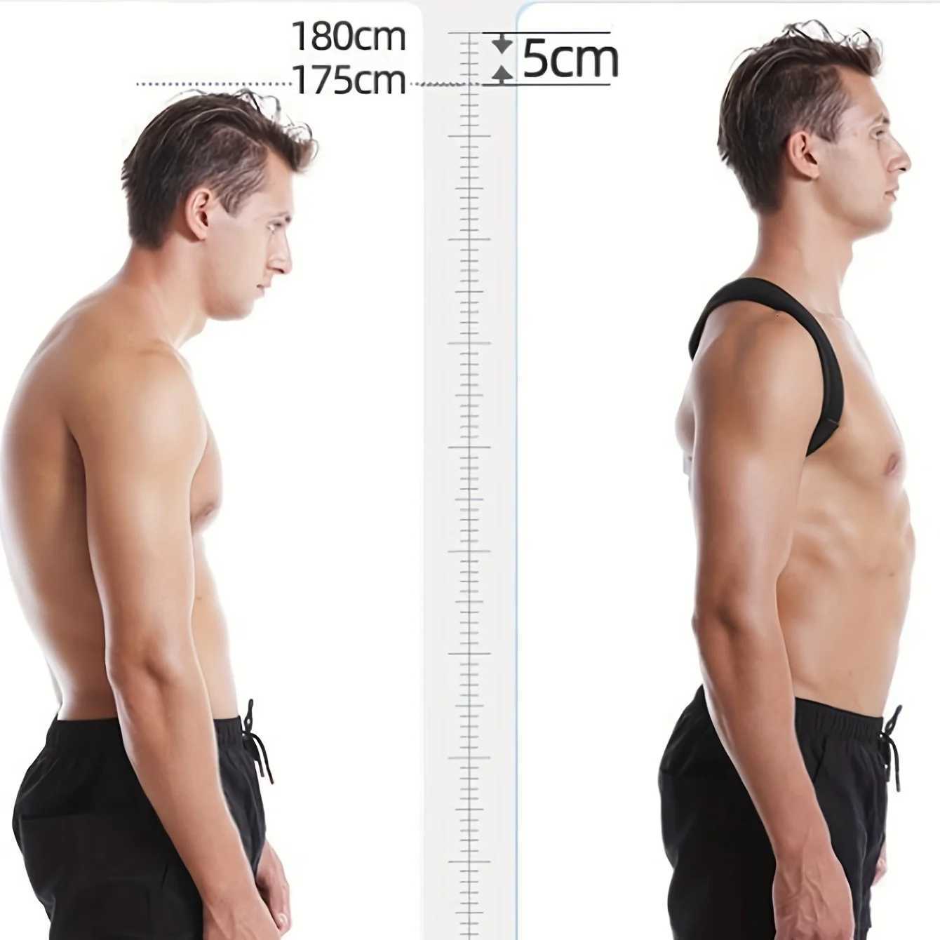 Adjustable Back Straightener Posture Corrector Belt Hunchback Prevention Sitting Posture Unisex Breathable for Men and Women D251022