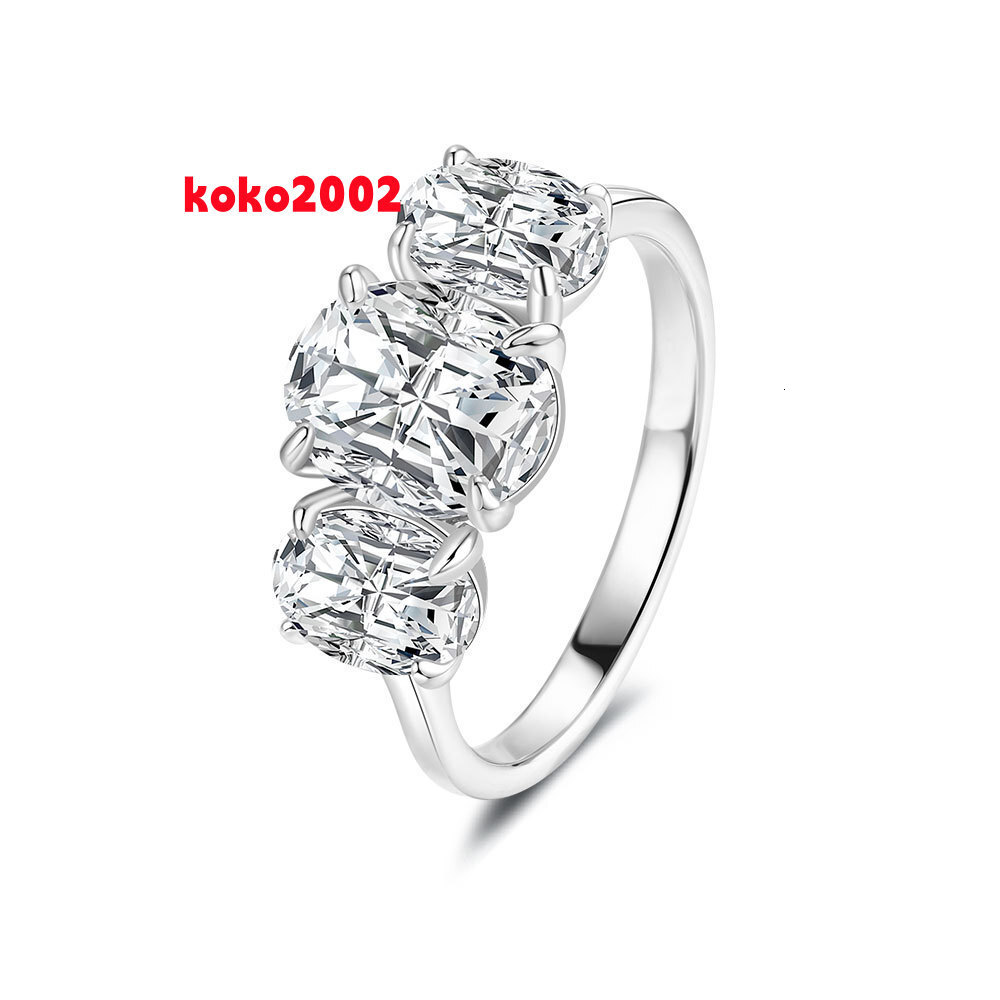 Certified 4CT Moissanite Engagement Wedding Rings in 925 Sliver Elegant Styles for BridestoBe