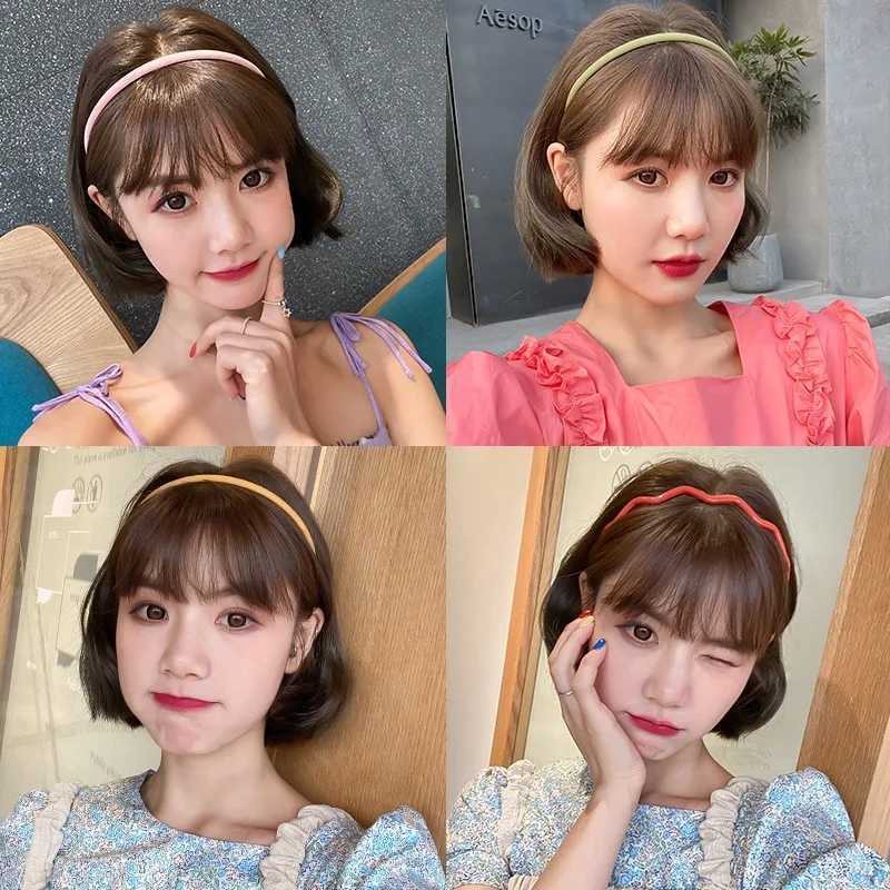 Plastic Frosted Nonslip Face Wash Hairbands Headband Women Girls Hair Head Hoop Bands Scrunchie Accessories Headdress Ornaments V251022