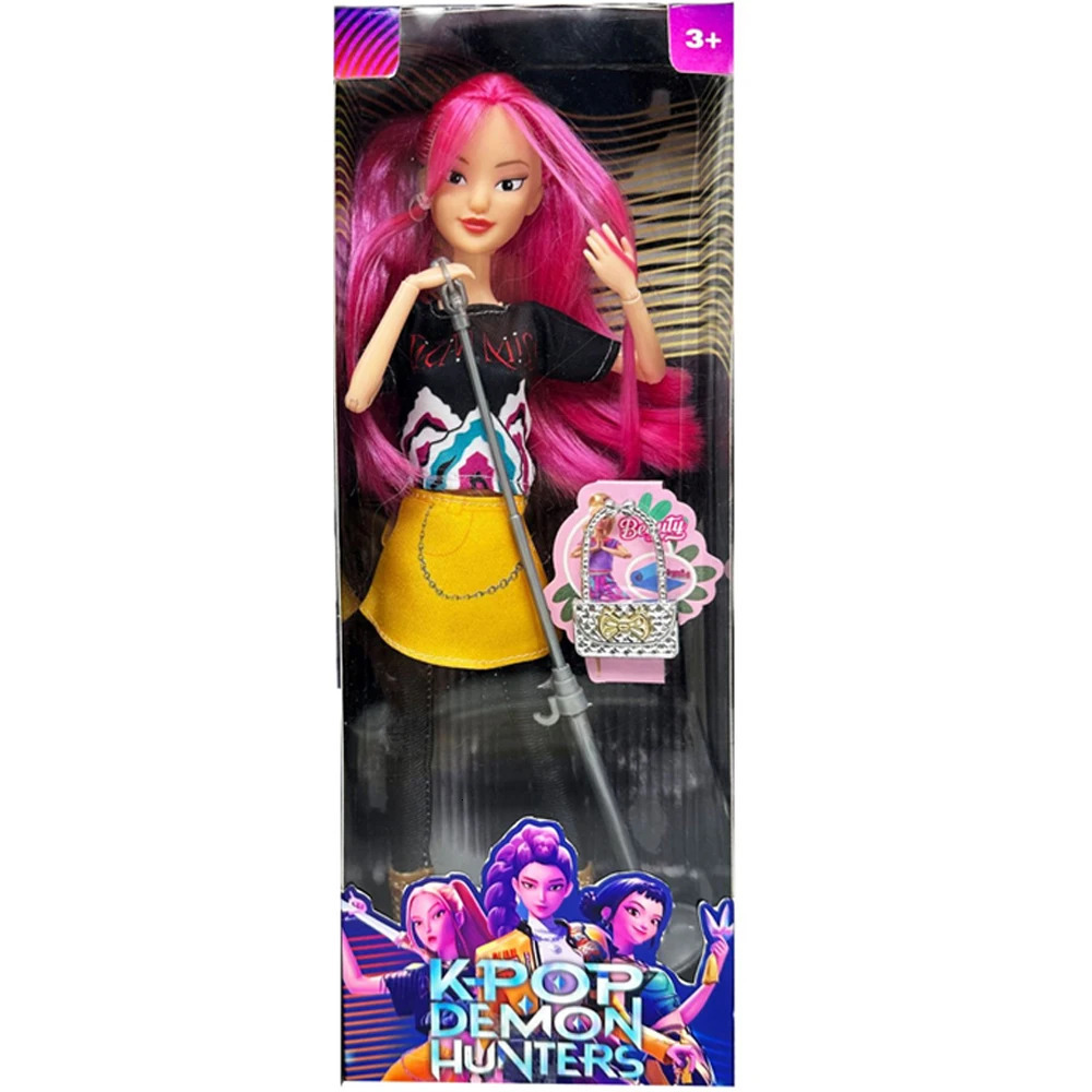 Doll Toys Kpop Demon Hunters Action Figure Toy Rumi Mira Zoey Beautiful Princess Baby Girl Dolls Plastic DIY Toy for Girls 251020