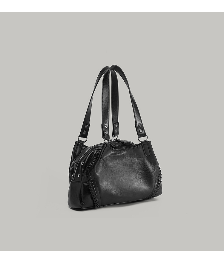 Sweet and Spicy Girl Motorcycle Bag Autumn/Winter New American Y2K Style Handbag Fashion Retro Luxury Style Women's Shoulder Bag Designer Bag