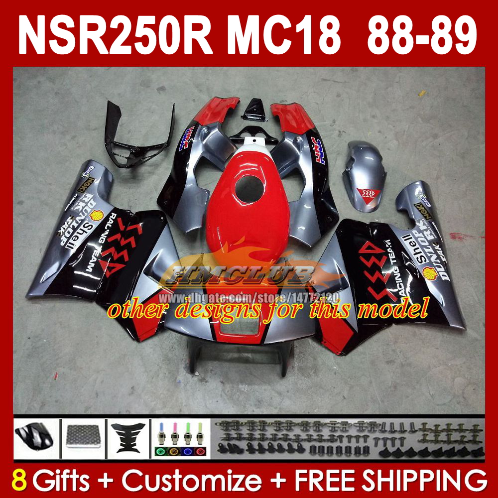 OEM white stock Body Kit For HONDA NSR 250R NSR250R NS250 NSR 250 R MC16 MC18 250CC 88-89 Frame 338NO.2 PGM2 NSR250RR NSR250 RR 88 89 1988 1989 Bodywo