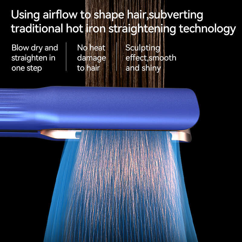 Famous Brand Designer Negative Ion Brushless High Speed Power Hot Air Comb Straightener Hair Dryer Dual Use For Dry And Wet Constant Temperature