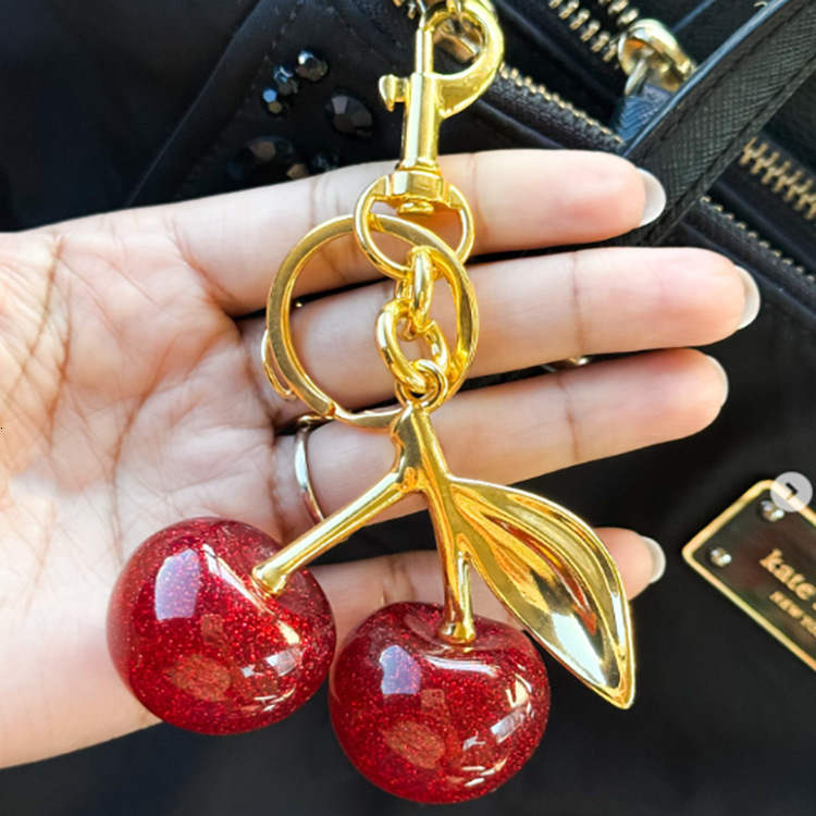 resin car small pendant women exquisite bag accessories fashion creative keychain