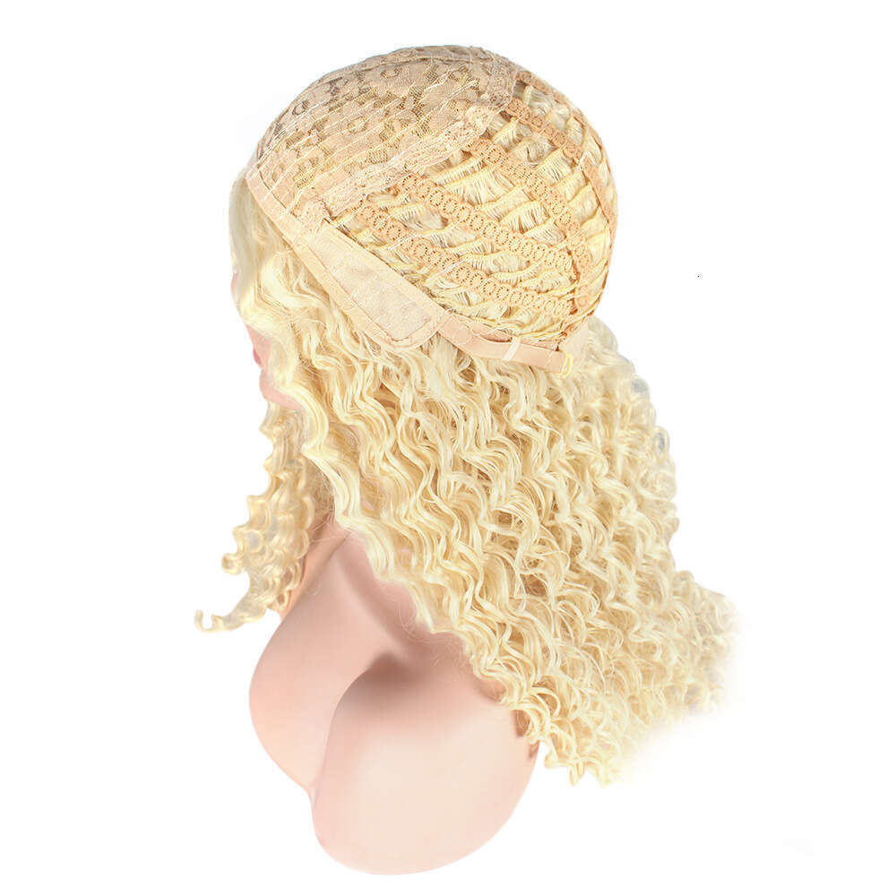 Fashion Black Big Wave Curly Hot-Selling Lace Front Full Wig