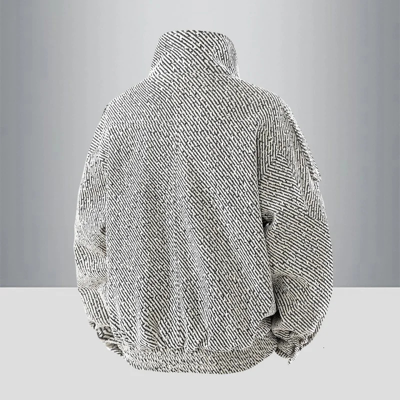 Autumn and Winter Vintage Woolen Coat for MenThickenedStand Collar LapelYouth Trendy FashionVersatileHighquality Jacket 251017