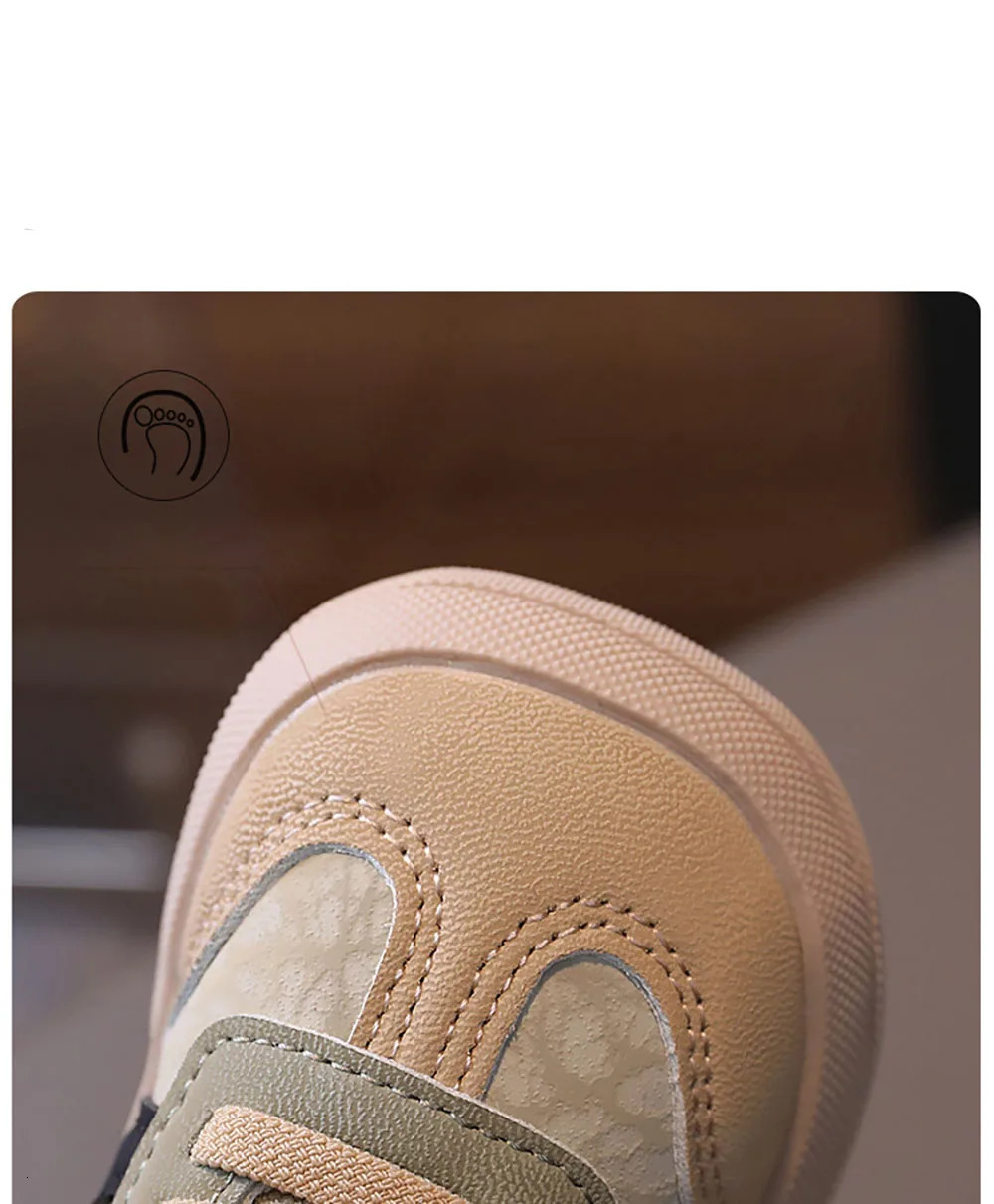 PU Leather Children Shoes ners Kids Sneakers Ergonomics Softsoled Girls Antislippery Sport Toddler 251022