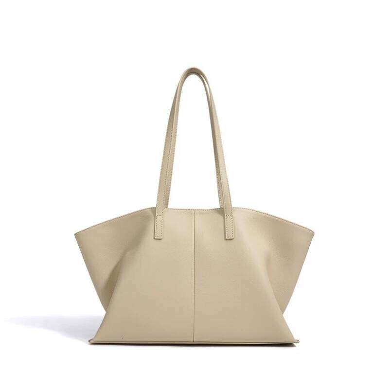 Korean Style Women Genuine Leather Shoulder Bags 2025 New Trendy Large Capacity Versatile Casual Single Female Tote Bag Purses Mdng251022