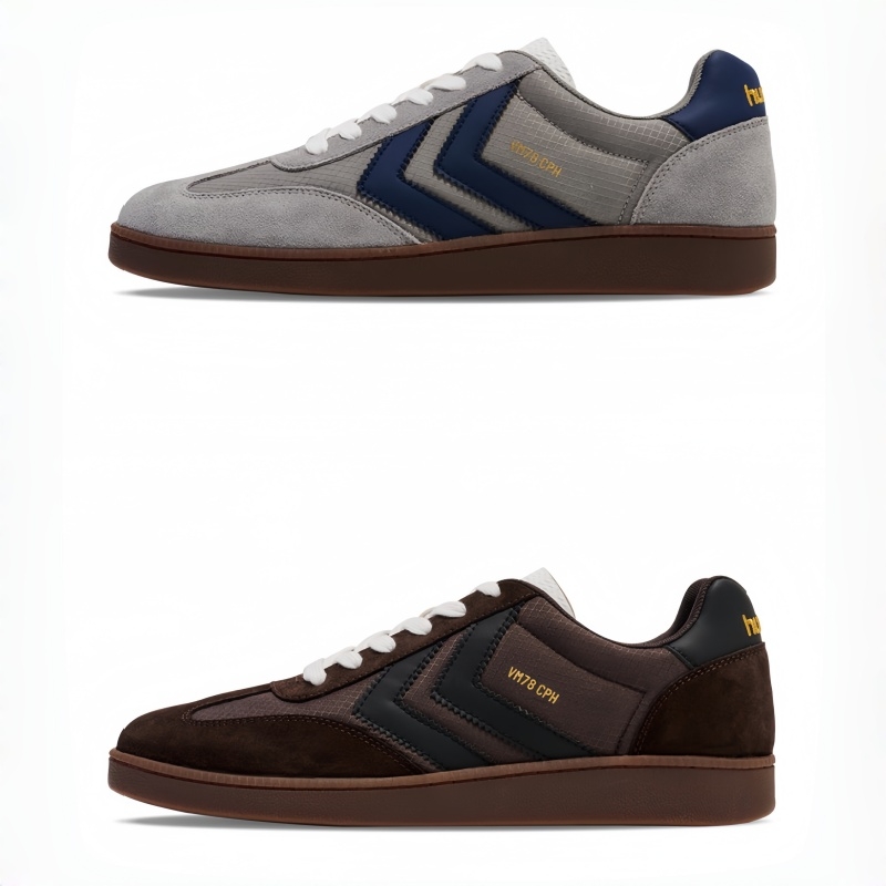 Designer's new light luxury low top retro casual sports board shoes, coffee colored suede tennis shoes, running shoes, fashionable and durable leather production