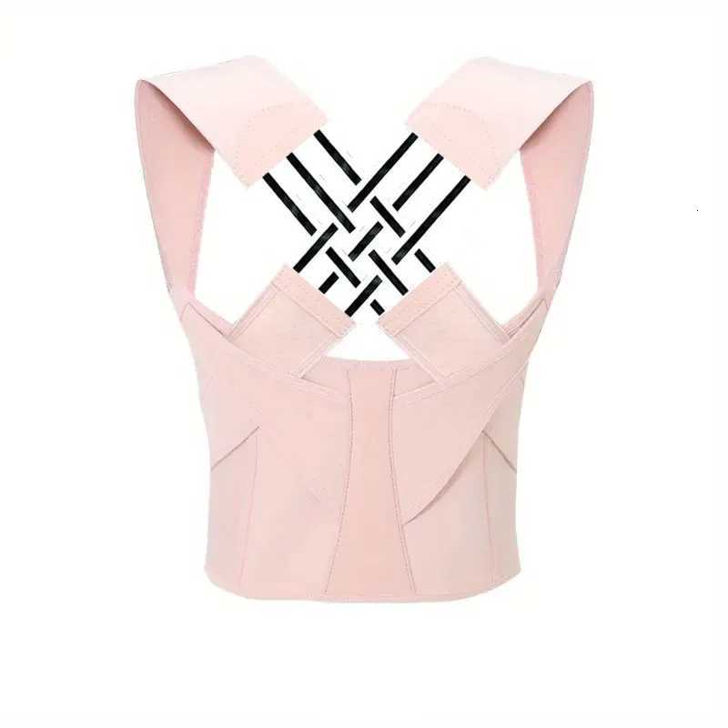 Posture Corrector for Women and Men Adjustable Shoulder Posture Brace Back Straightener Posture Used for Middle Upper Spine D2510221