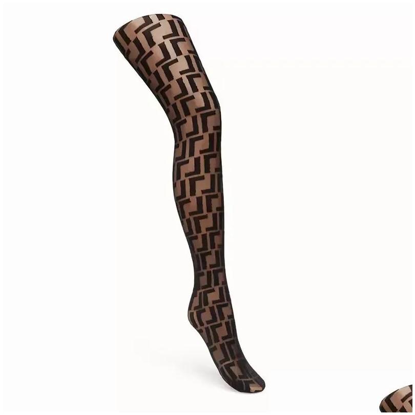 Other Home Textile Womens Clothing Sexy Panties Designer Stockings Dresses For Woman Fashion Letters Tights Net Stocking Ladies Wedd Otz1J