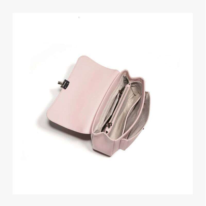 Women Shoulder Bag Female Genuine Leather Ins Vintage Messenger Lady Small Square Chain Box Flap Underarm Bags Purses Suo251022