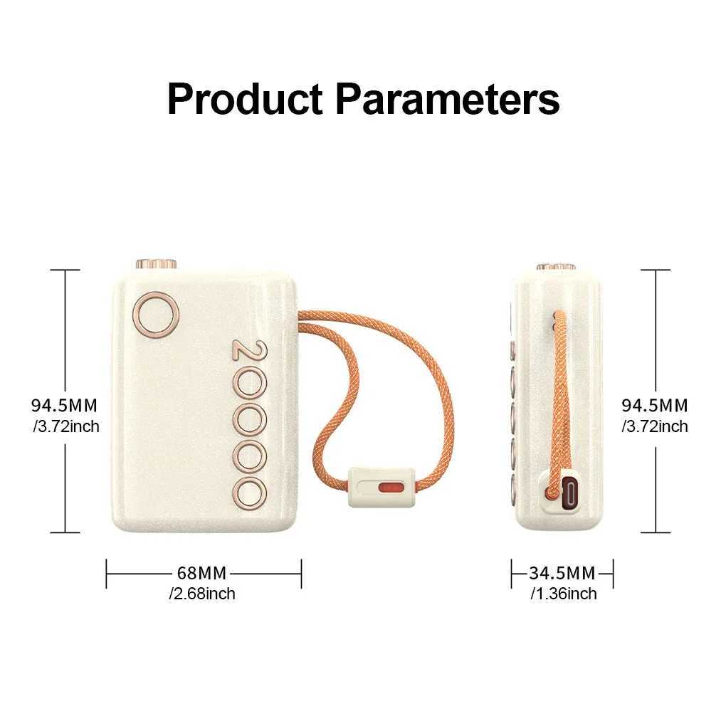 20000mAh 66W Fast Charging Power Bank Built in Cable Hanging Portable Large Capacity CCC Certified China Standard J251114