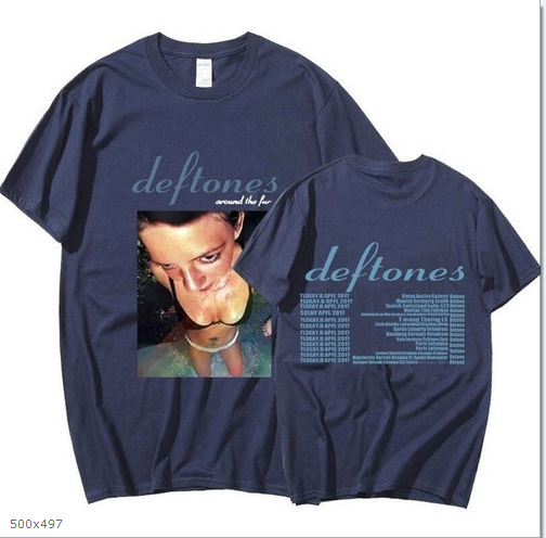 Euro Size Loose T-Shirt American Cartoon Print Cotton Short Sleeve - TT8741