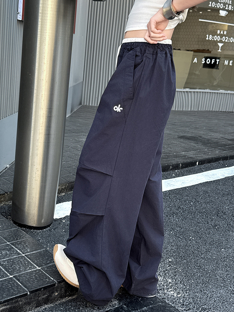 kids pants designer Girls Summer Lightweight Pants - Quick-Dry Cargo Joggers for Sports, Korean Fashion Loose Fit Long Pants for Teen Girls