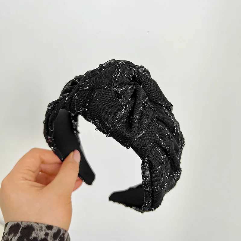 Women Girls organza Big Knot Hairband Scrunchies Set Headband Adult Hair Accessories Hair Jewley V251022