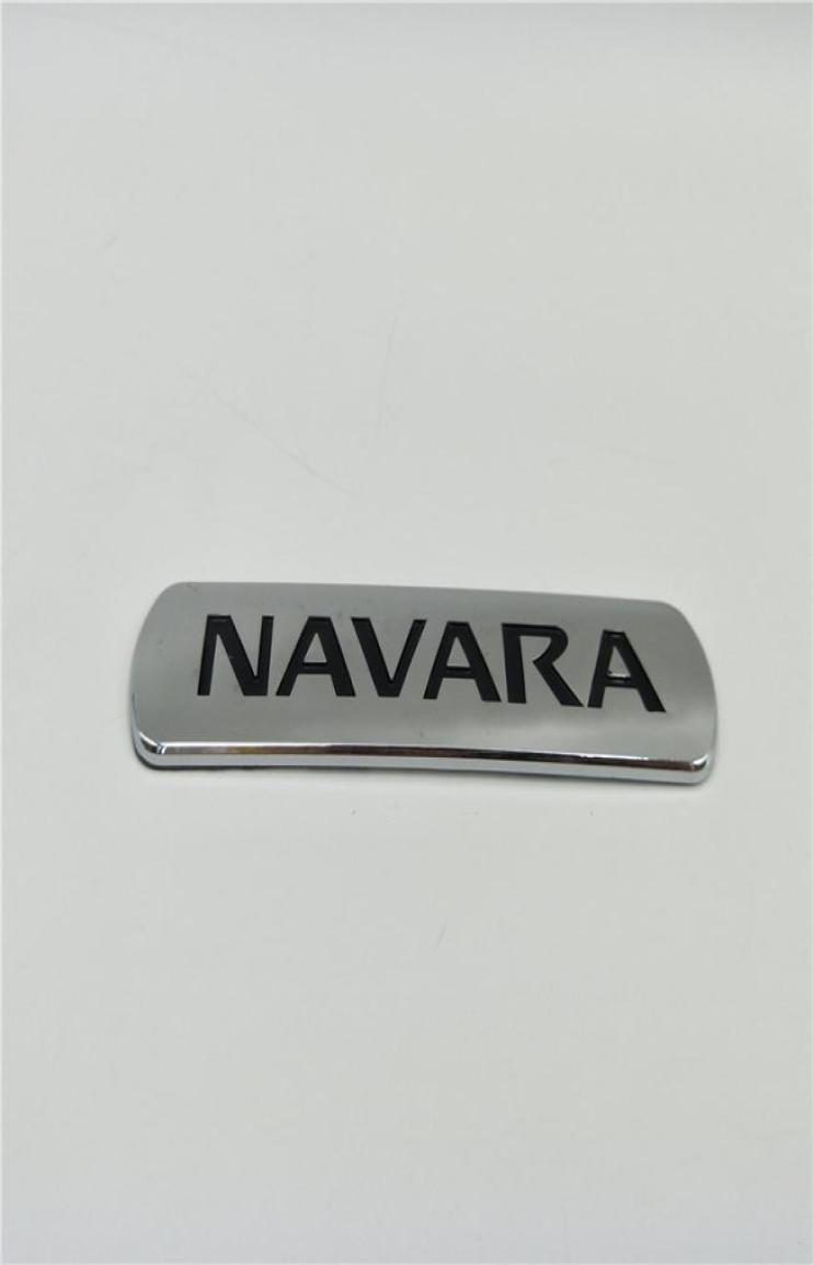 For Nissan Navara Rear Back Logo Plate Emblems Frontier Pickup D21 D22 D23 D40 Side Door Chrome Nameplate8375488
