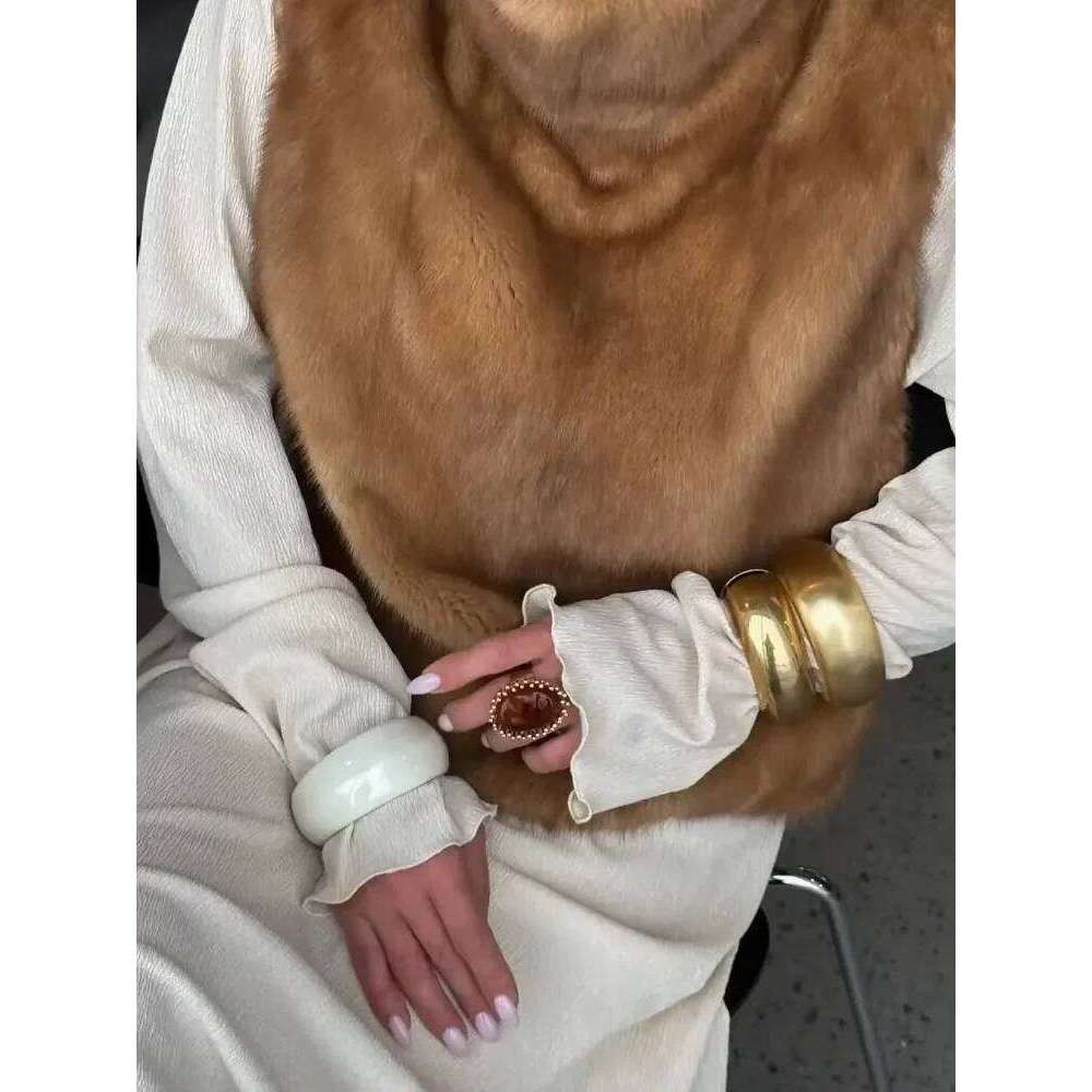 Women Solid Faux Fur Vest Crop Top Fashion Turtleneck Fluffy Short Tank Tops 2025 Winter Female Elegant Sleeveless Jacket Coat