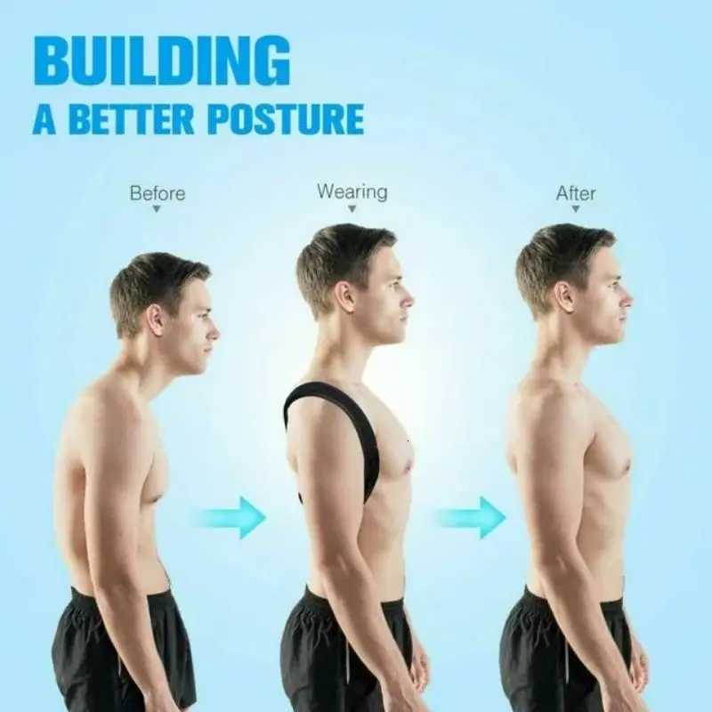 Adjustable Back Posture Correction Strap Hunchback Prevention Sitting Posture Correction Breathable Suitable for Men and Women D251022