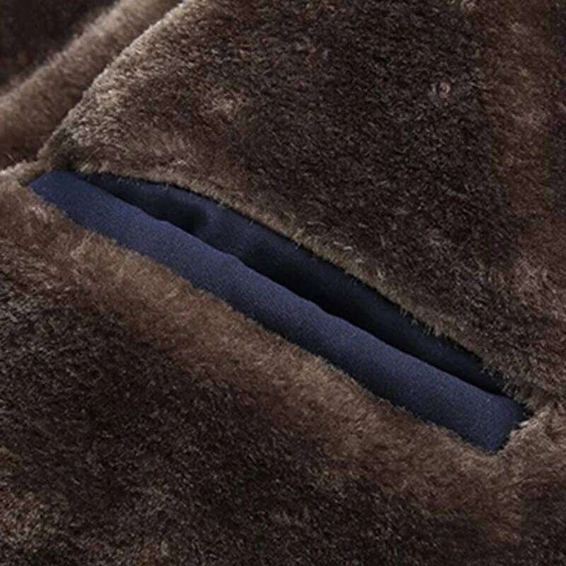 New Padded Cotton Clothing Fashion Casual Solid Color Windproof Lapel Long-Sleeved Jacket Street Beat Men's