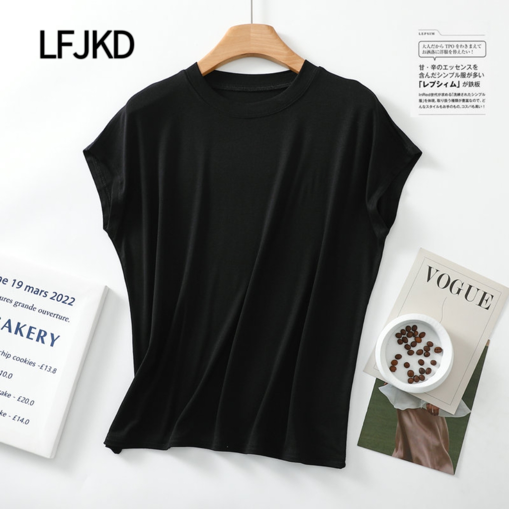 K2341 Y2K style pure cotton short-sleeved T-shirt women's 2025 summer new loose slim personality versatile top trend