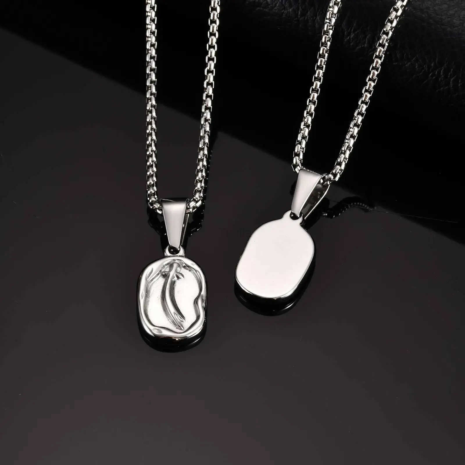 Islamic Imam Ali Zulfiqar Sword Necklace for MenStainless Steel Quran NecklaceTalisman Amulet Religious Gift U251022