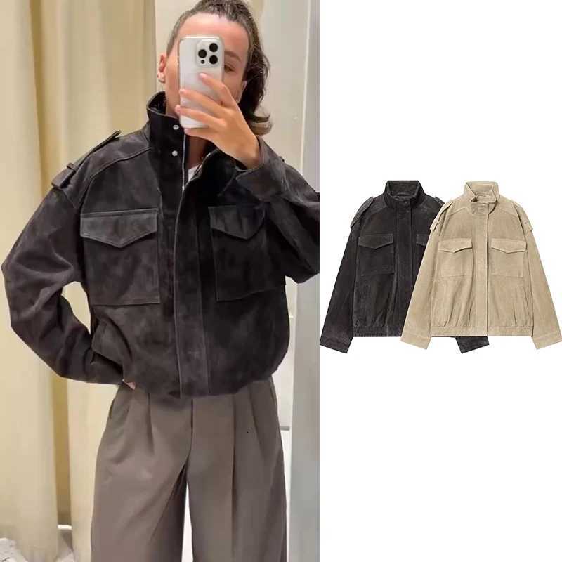 New Womens Jackets Autumn 2025 Fashion Loose Elegant Womens Street Warm Coats Jackets Autumn Chic Youth Travel Outerwear Y251105