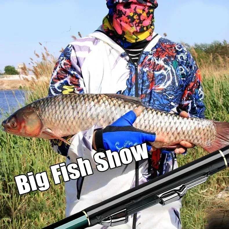 27m72m Fishing Rods High 60T Carbon Ultralight Telescopic Surfcasting Spinning Rock Fishing Rod Coast Sea Fishing FreshwaterW251022