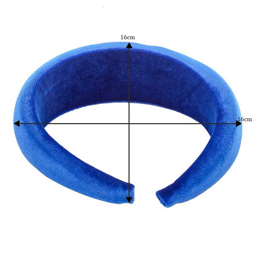 Haimeikang New Padded Headbands For Women Wide Velvet Bezel Hair Band Hair Hoop Girls Sponge Thick Solid Color Hair Accessories V251022