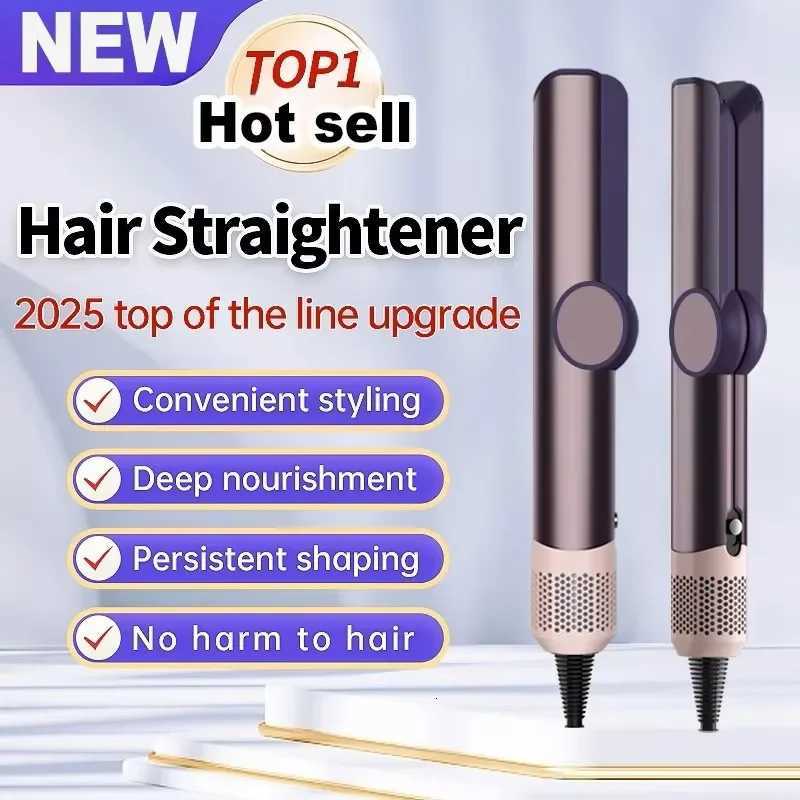 Professional 2in1 Hair Styling Tool Negative Ion Hair Straightener Fast Heating LED Display For Home Salon Use hairdryerXJ251022