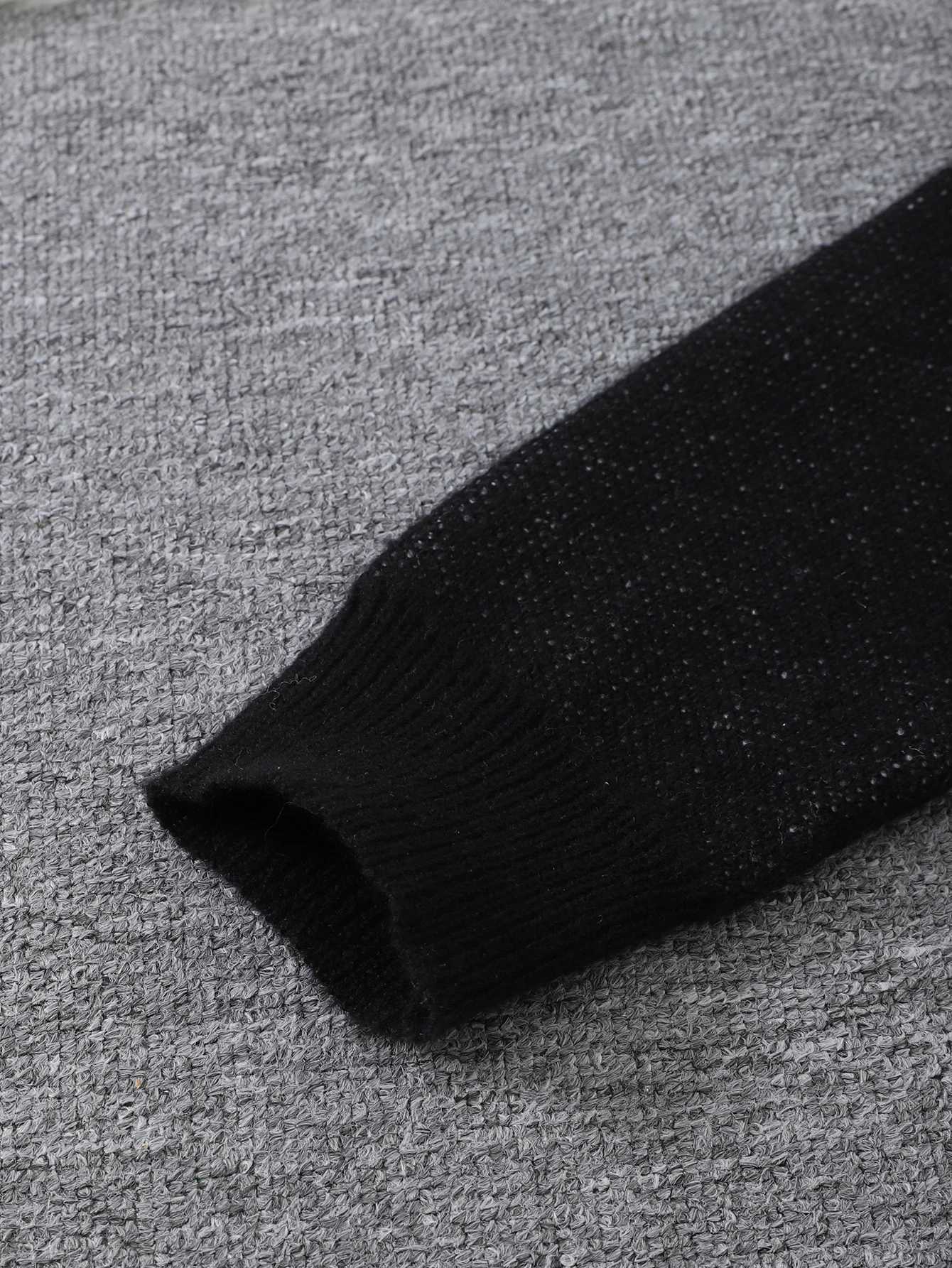 New Popular Autumn and Winter Dinosaur Skeleton Jacquard Pattern Pullover Sweater Casual Round Neck Knitted Mens PulloverXJ251022