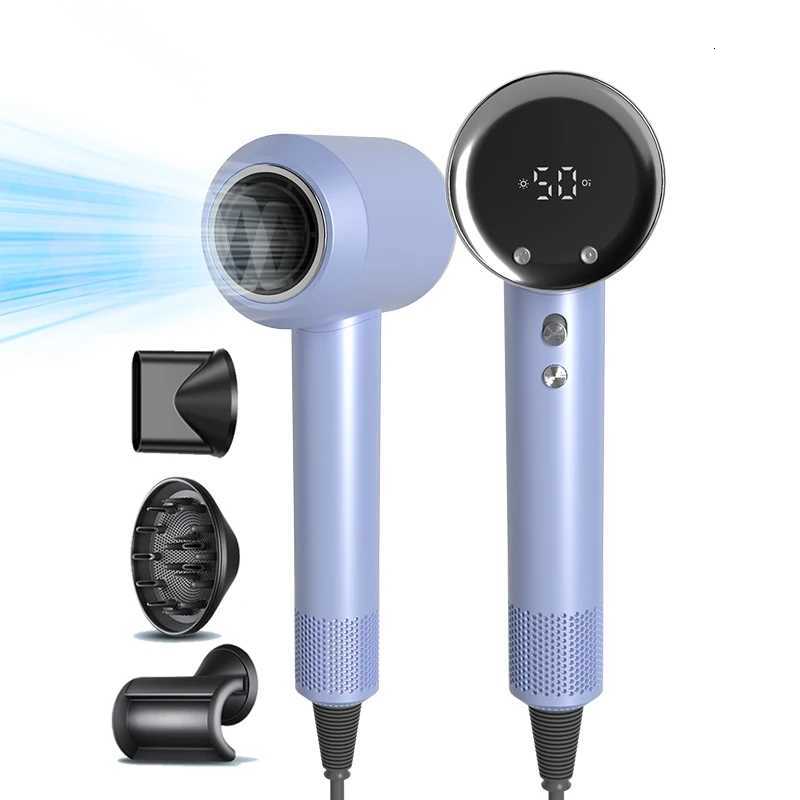 2025 New Professional Salon Hair Dryers Negative Ion Brushless Blower Dryer Smart LED High Speed Hair Dryer for Home TravelXJ251022
