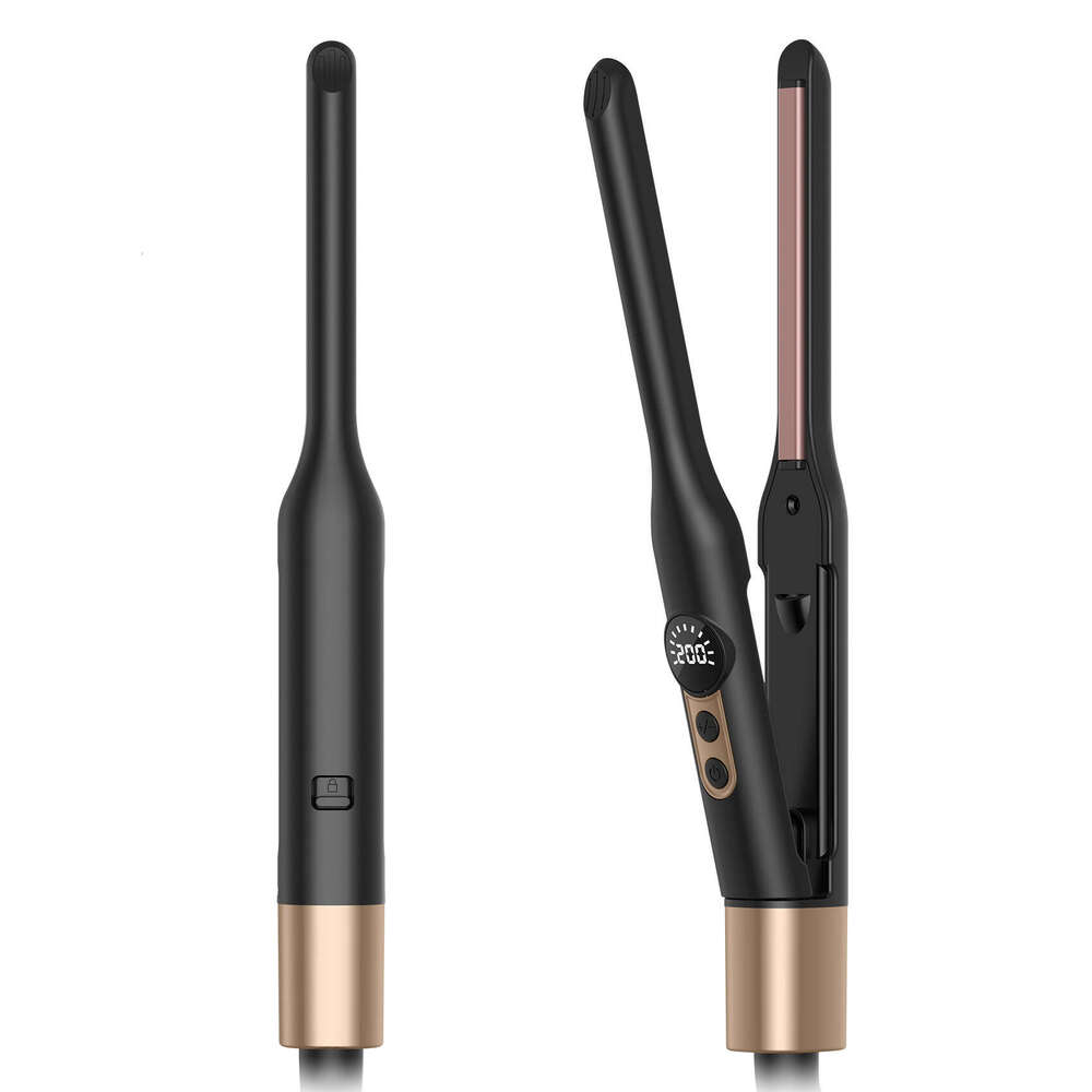 Famous Brand Designer Constant Temperature Digital Display Egg Roll Wave Hairstyle Narrow Version Net Red Travel Iron Household Straight Hair Curling