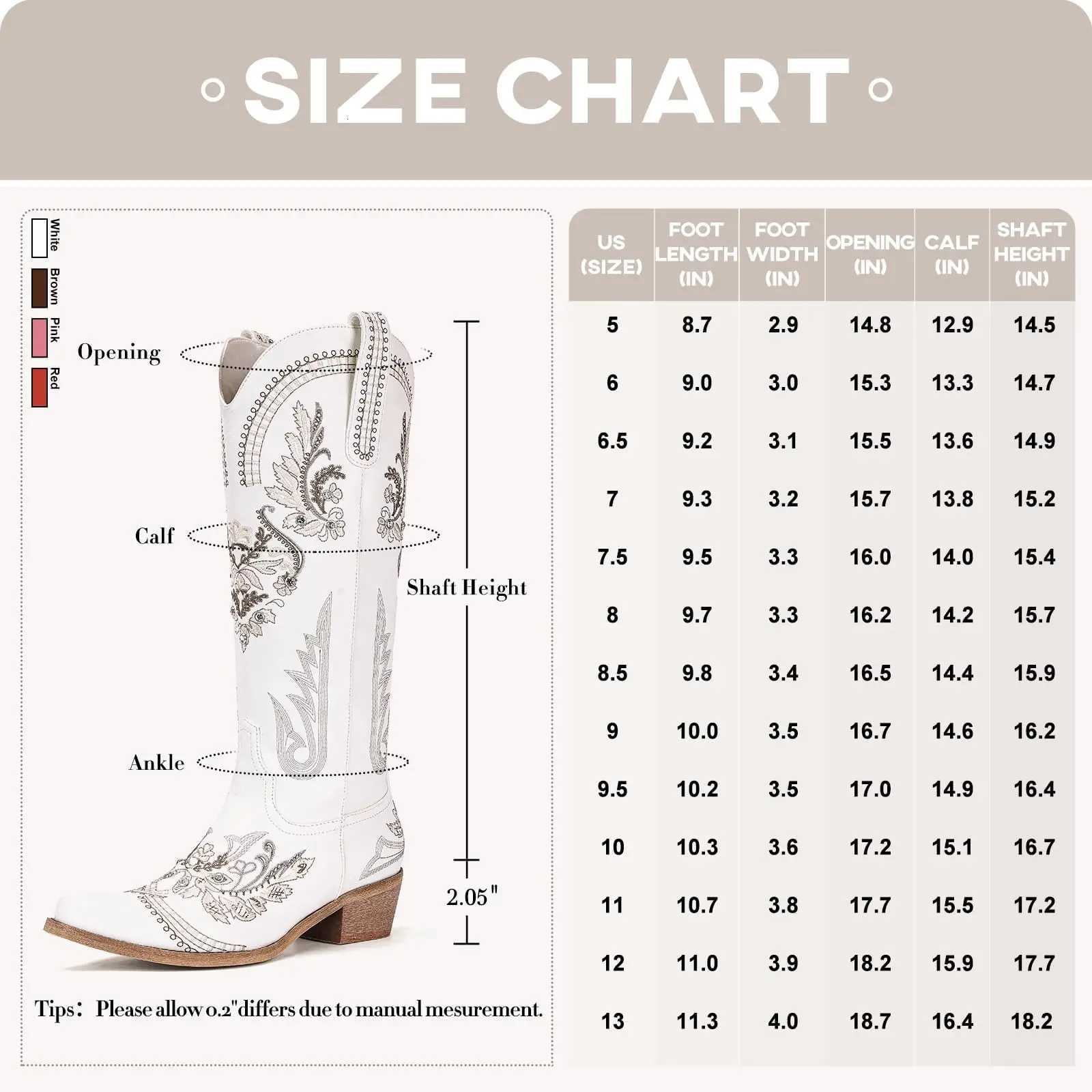 Cowboy Boots for Women Wide Calf Knee High Western Cowgirl Boots Sparkly Rhinestone Retro Country Boots in White Z251020
