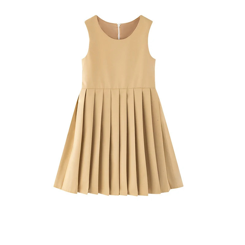 Preppy Young Girls Blazer Dress For Child School Occasion Costumes Elegant Girls Suit Formal Pleated Dress 4 5 6 8 9 10 11 12 14 251021