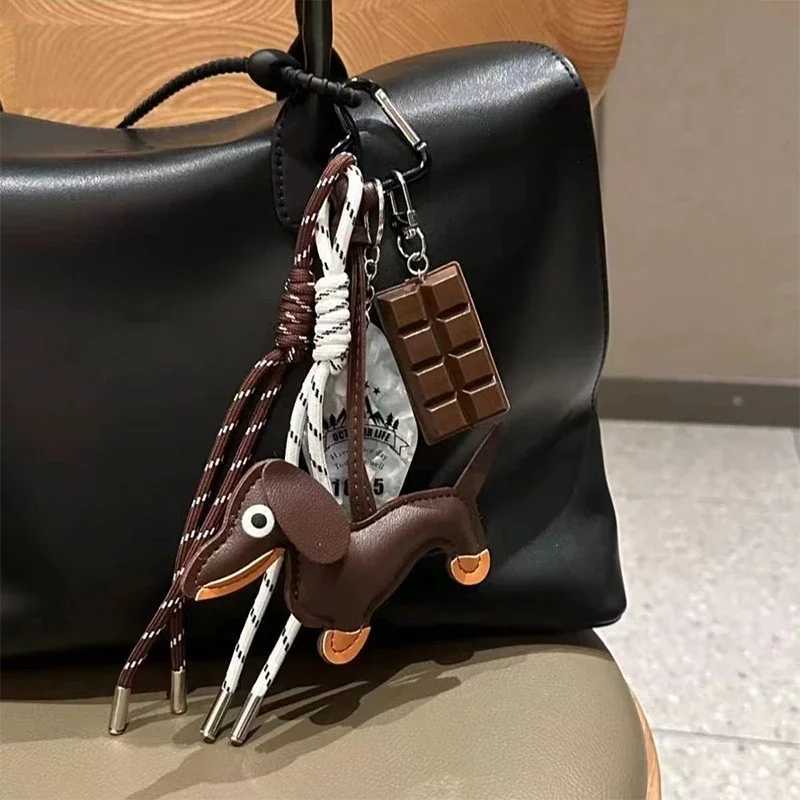 22 Styles Dachshund Bag Charm Keyring DIY PendantSausage Dog Handbag Purse Hanging Decoration OrnamentKeychain Accessories J251121