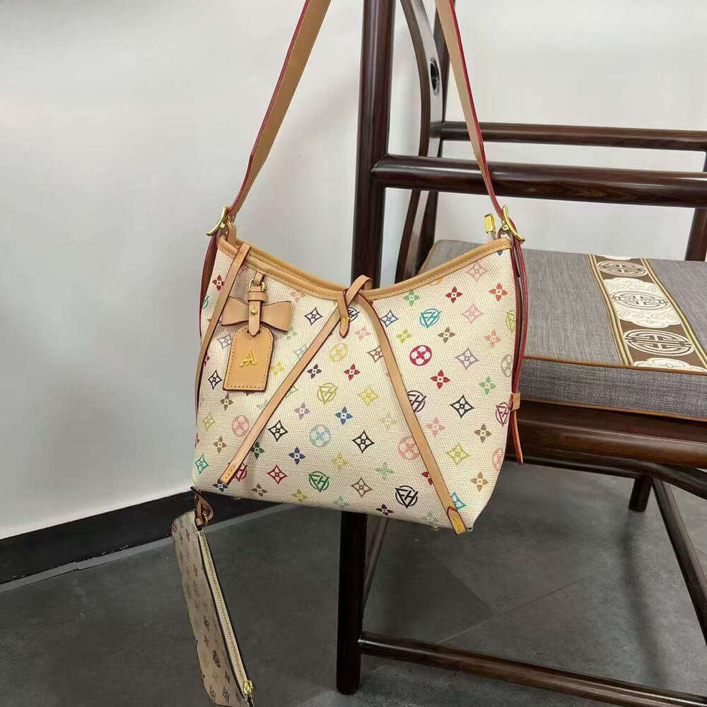 High qualitys bags purses ladies handbags Ladies Designer Bags Fashion Large Capacity White Three-Color Tote 2025 New Printed Shoulder Crossbody Bag 1