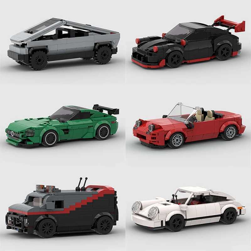 MOC Speed Car Miata MX5 NA M3 Super Race Sport Vehicle Model Building Block Technical Racing Brick Toy Christmas Gift City J251022