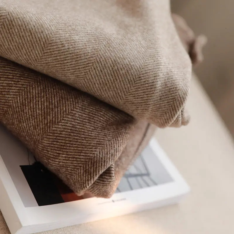 Autumn Winter Workplace High Waisted Casual Suit Pants Office Lady Women Trousers Woolen Pants Womens Harem Pencil Pants 251022