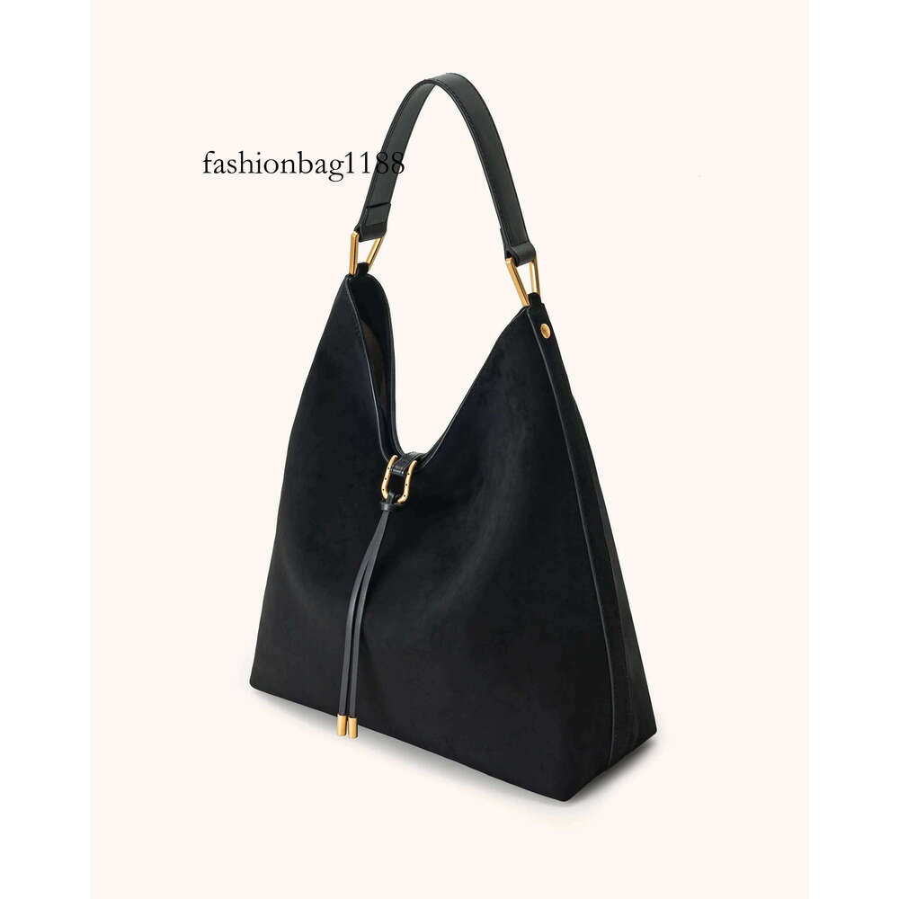 Aria Faux Suede Shoulder Large Capacity Solid Color Underarm Simple Casual Commuter Bag Designer Bags