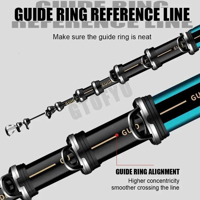 27m72m Fishing Rods High 60T Carbon Ultralight Telescopic Surfcasting Spinning Rock Fishing Rod Coast Sea Fishing FreshwaterW251022