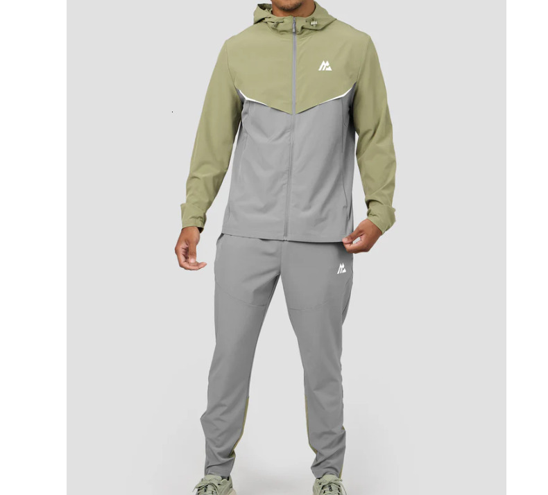 High Quality Monterex Trackuit Tech 3-piece Et Men Trackuit Port Fie Jogging Uit Running Quick Dry Portwear Gym T-hirt Weatpant Set European