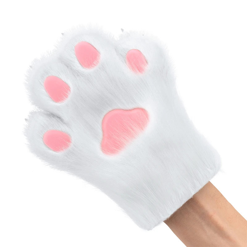 Plush Animal Claws Nails Gloves Anime Cos Costumes Accessories For Halloween Girls Prom Cosplay Props Accessories 251021
