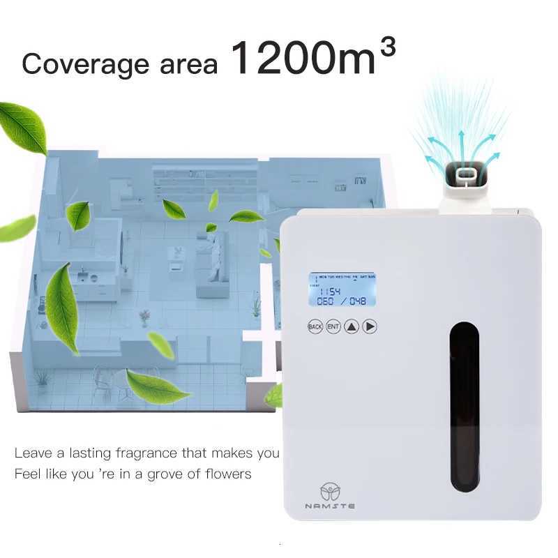 800m Namste Premium Smart WIFI Control Essential Oil Diffuser Aromatherapy Diffuser 300ML Metal Shell for Home Hotel HVAC W251022