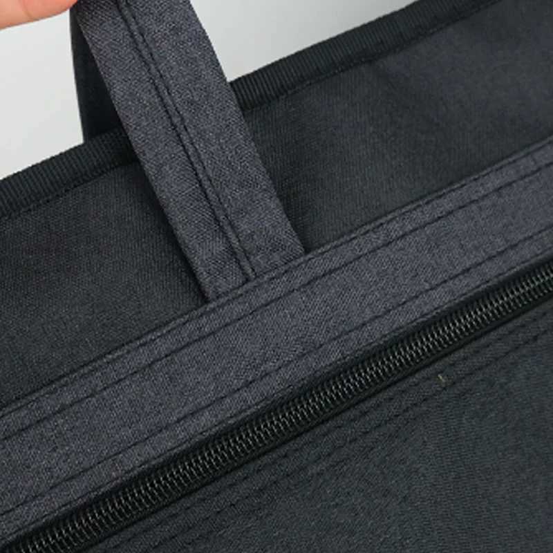 HUAJIE 1PCS A3 Oxford Cloth Briefcase Large Capacity Waterproof Bag for 16 Laptop iPad Travel Business Use W251022