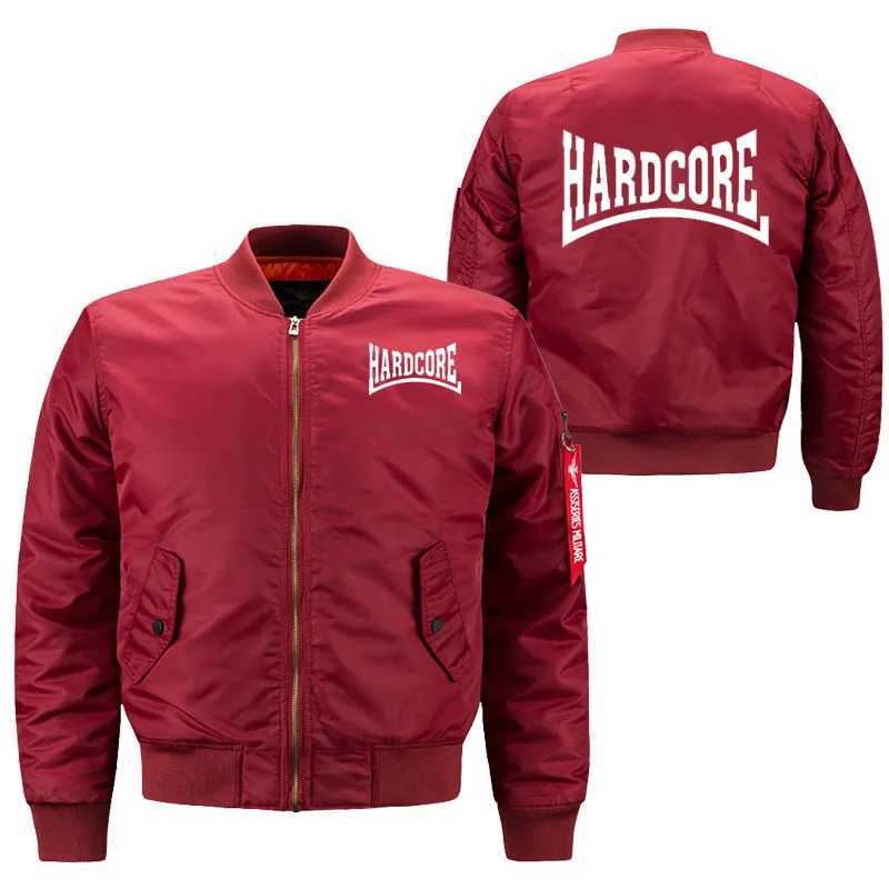 Hardcore Ma1 Bomber Jacket Pilot Mens Outerwear Army Flight Coat windproof waterproof Windbreaker Motorcycle Jacket ParkasT251022