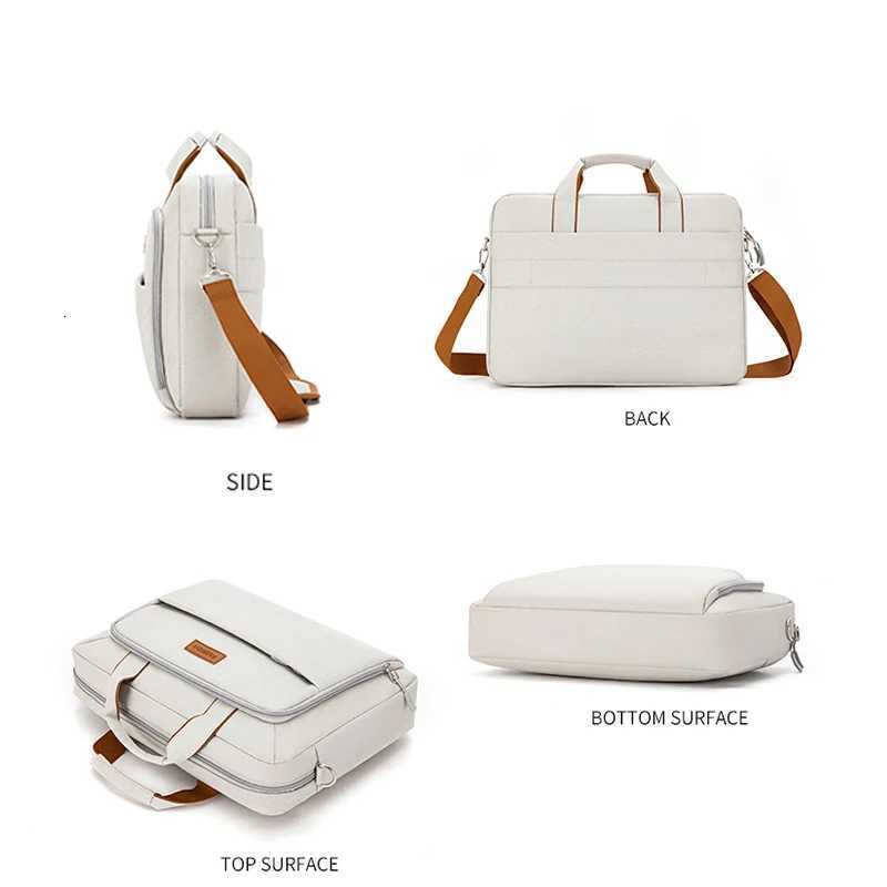 Largesized computer bag fashionable commuting briefcase with air cushion fully wraps the computer compartment W251022