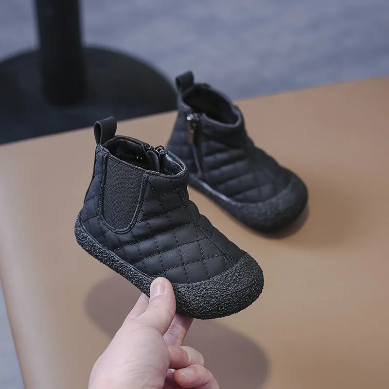 Winter Boots for Baby Boys Outdoor Girls Snow Plush Children Cotton Shoes Nonslip Kids Casual Infant Toddler 251022